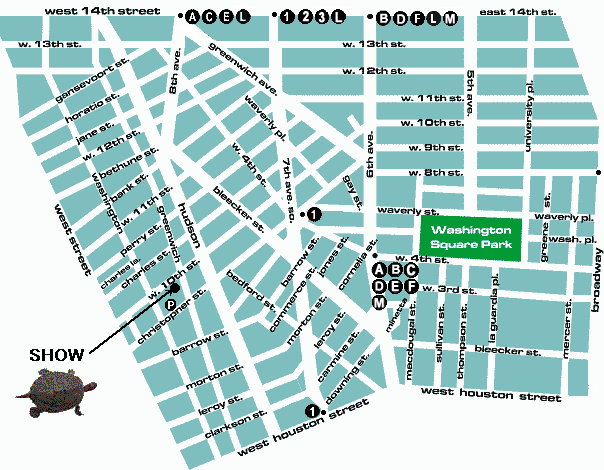Map of Greenwich Village, New York City