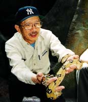 Ken with boa
