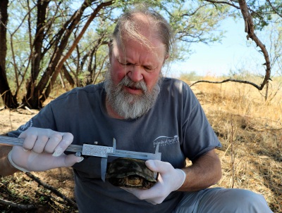 George with gopher tortoise